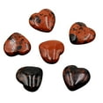 thumbnail image 2 of Decoración del hogar, decoración de habitaciones, decoración de paredes, piedra de ágata de cristal natural de 20 mm, adorno pequeño en forma de corazón sin agujeros, piedra desnuda, decoración DIY, p, 2 of 2