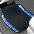 thumbnail image 2 of FH Group Tartan11 Plaid Trim Universal Floor Mats Fit For Car Truck SUV Van – Blue Full Set, 2 of 5