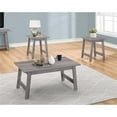 thumbnail image 2 of Table Set 3pcs Set Coffee End Side Accent Living Room Laminate Grey, 2 of 5