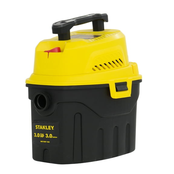 Stanley SL18910P-3 3 Gallon 3 Max HP Portable Lightweight Wet/Dry Vacuum, Yellow
