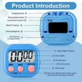 2Pack LCD Kitchen Timer Loud Alarm