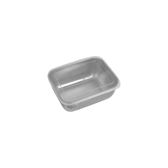 Stainless Steel Food Storage Box Fresh-keeping Box Lid Rectangle Sausage Noodles Fruit Dish with Cover Food Storage Containe