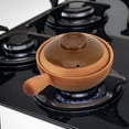 thumbnail image 4 of Pot en Argile Traditionnel Pot de Cuisson en Argile Chinoise avec Couvercle Poignée Unique Riz Bouillie Ragoûts Pot pour Cuisson sur la Cuisinière Casserole Traditionnelle, 4 of 5