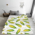 thumbnail image 5 of Honeii Corns Print Fleece Blanket - Throw Blanket for Bed, Sofa, Couch, Camping, and Travel , Microplush Ultra Soft Warm Blanket-60"x50", 5 of 7