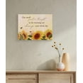 thumbnail image 2 of Sunflower Wall Art Decor - Inspirational Canvas Print for Home, Office, and More - Realistic Design with Positive Poster Quotes 16 * 12 inches, 2 of 6