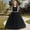 Black, variant on Flower Girl Dress Kids Short Sleeves Red Girls Fall Winter Dresses Girls Formal Dresses Girls Christmas Dress 10-12 year