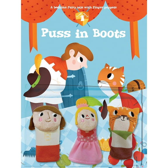 Yoyo Bedtime Stories with Fairy Tale Fin A Bedtime Fairy Tale with Finger Puppets: Puss in Boots, (Board Book)