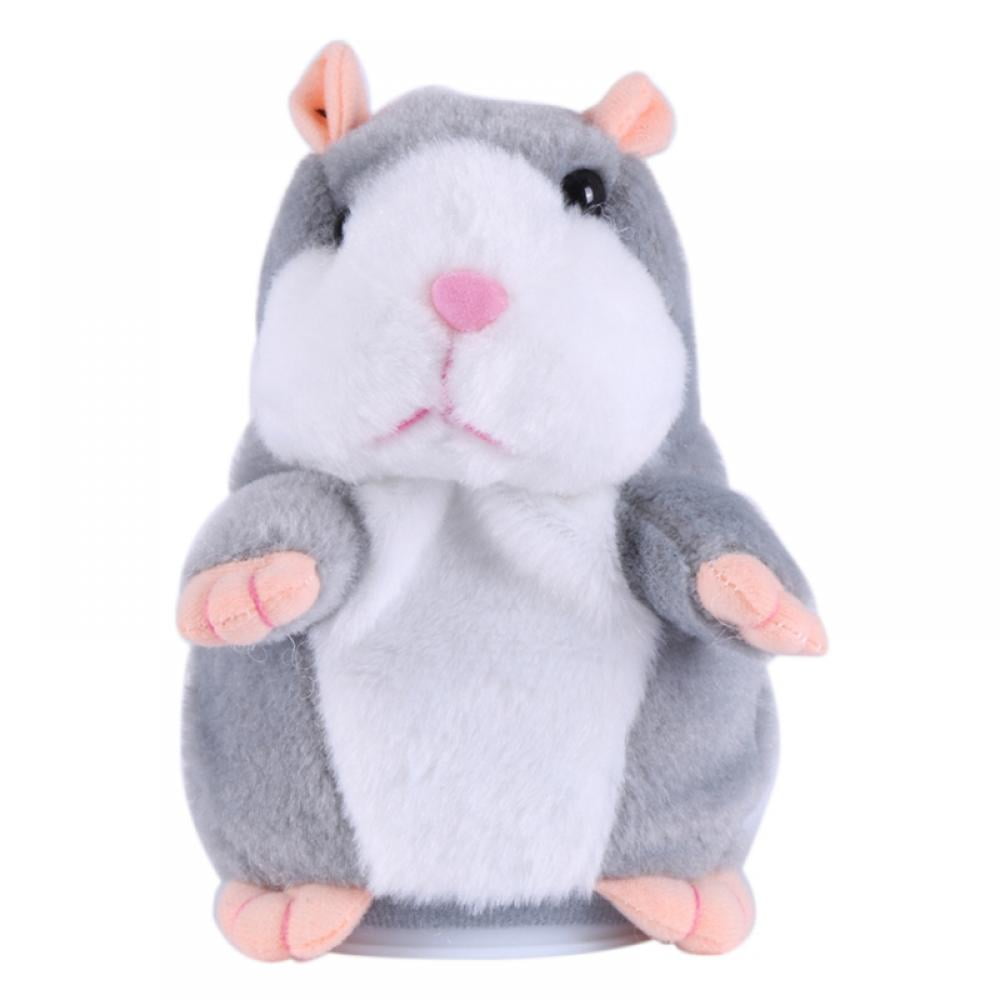 cute repeating talking plush hamster