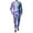 Purple@GC@, variant on CONZONE Mens 2 Peice Suit Set Casual Dress Suit for Men Galaxy Graphic Long Sleeve Blazer Pants Elegant Slim Fit Party Wedding Business Set