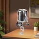 thumbnail image 3 of For Vintage Microphone Guitar Robot Table Lamp Aluminum Retro Metal Robot Night Ligh, 3 of 5