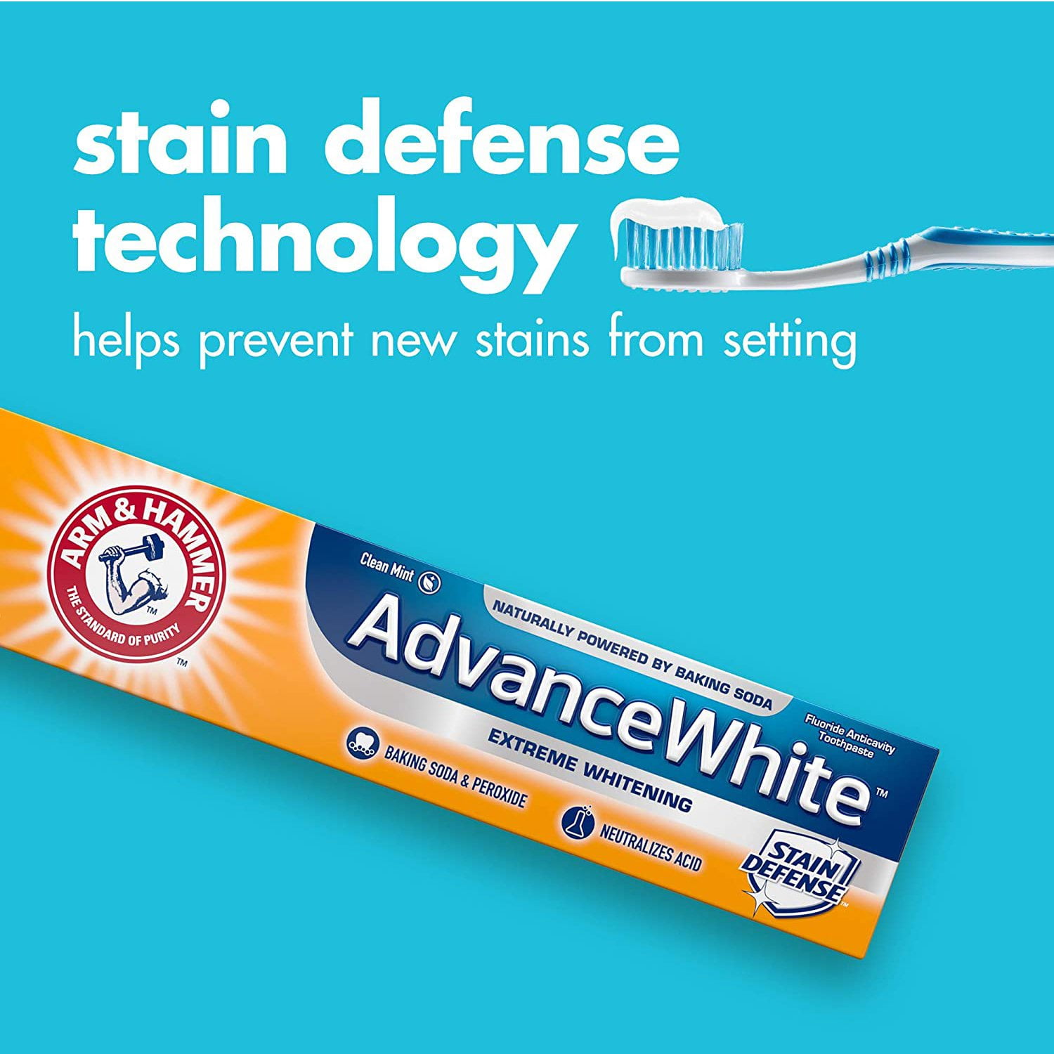 Arm & Hammer  Advance White Baking Soda & Peroxide Toothpaste 4.3 oz.