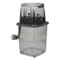 thumbnail image 1 of Angoily Manual Ice Shaver Machine for Home, Manual Ice Shaver Snow Cone Maker, Portable Hand Crank Ice Shaver Machine for Home and Kitchen (Black), 1 of 15