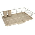 thumbnail image 3 of Sweet Home Collection 3-Piece Kitchen Sink Dish Drainer Set- Beige, 3 of 5
