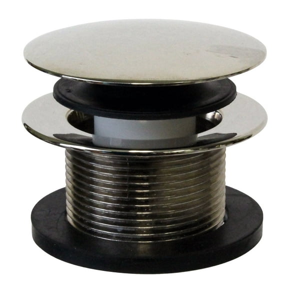 Westbrass D398R-05 1-1/2" NPSM Coarse Thread Tip-Toe Bathtub Drain, Polished Nickel
