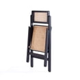 thumbnail image 4 of Folding Chair - Set of 2 in Black and Natural, 4 of 6