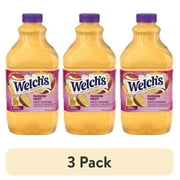 (3 pack) Welch's Passion Fruit Juice Cocktail, 64 fl oz Bottle