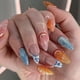 thumbnail image 1 of Uñas postizas Posyofet Summer French Tip Almendra, 24 unidades con pegamento, 1 of 7