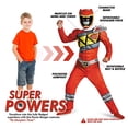 thumbnail image 1 of Disfraz de Power Rangers Rojo para Niños. Traje con licencia oficial Red Ranger Dino Charg Disguise Disguise, 1 of 2