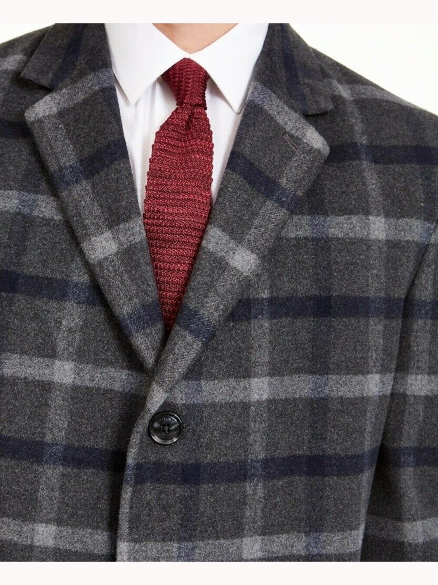 Tommy Hilfiger Mens Addison Wool Blend Modern Fit Top Coat - image 3 of 3