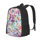 thumbnail image 1 of Balery Colorful Watercolor Dots Mochila para hombre y mujer - Tela Oxford 600D resistente - Gran capacidad, resistente al agua, ideal para la escuela, viajes y senderismo, 1 of 6