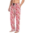 thumbnail image 4 of GZHJMY Valentine's Day Pajama Pants for Men, Lounge Pants Lightweight Men Pajama Bottoms with Drawstring Pockets, Christmas New Year Birthday Gifts, Medium, 4 of 6