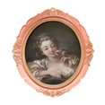 thumbnail image 1 of DOLITY Cadre Photo 10x12 Pouces Antique Orné Décoratif en Résine Gravée Ovale, 1 of 9