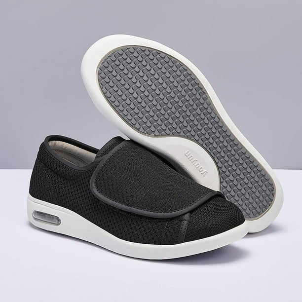 Elderly shoes shop with velcro