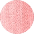 thumbnail image 1 of Ahgly Company Indoor Round Solid Red Modern Area Rugs, 3' Round, 1 of 1