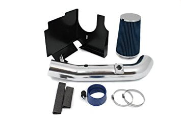 For 04-05 Silverado/Sierra 2500 HD/3500 V8 Air Intake Blue Heat Shield Filter