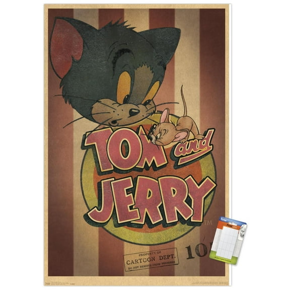 Tom And Jerry - Stripes Wall Poster, 22.375" x 34"