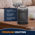 thumbnail image 5 of DeLonghi Compact Digital Ceramic Heater with Remote, 5 of 5