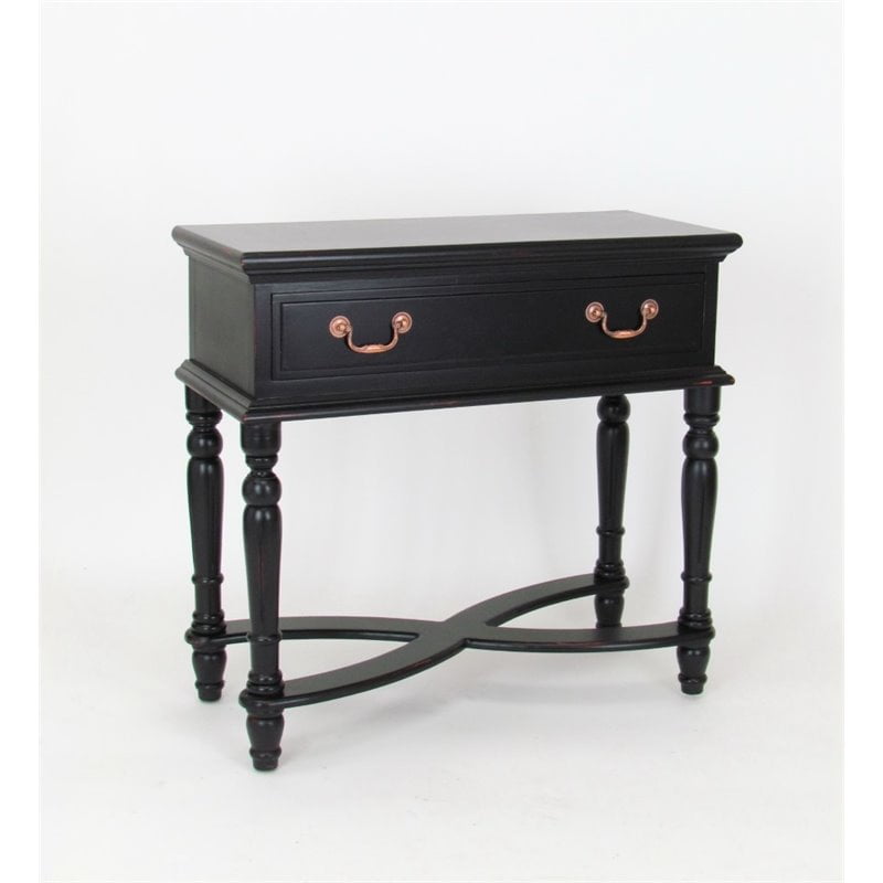 Wayborn Cottage Console Table in Black Walmart Canada