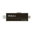 thumbnail image 1 of thinkplus TU201 512GB Dual-Port USB3.0+Type-C SSD Flash Drive with Push-Pull Design, Zinc Alloy Shell - High-Speed 450MB/s Read, 350MB/s Write - Plug & Play for Smartphone, Tablet, PC, Laptop, Car, 1 of 6