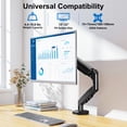 thumbnail image 2 of HOMOUNT Single Monitor Desk Mount for 13"-32" Screens, Computer Monitors Stand, Height Adjustable Monitor Mount, with Gas Spring Monitor Arm Fit 4.4-19.8 lbs, 2 of 10