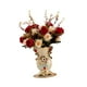 thumbnail image 3 of Jarrón de flores artificiales con flores artificiales, regalo de inauguración de la casa, jarrón decorativo de cerámica artesanal. A, 3 of 9