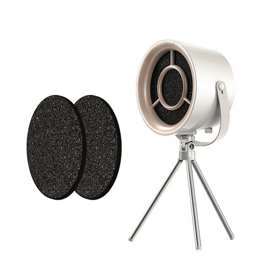 Portable Range Hood Kitchen Exhaust Fan Desktop Range Hood for Cooking with 3 Speed for Indoor BBQ Hot Pot,Milk White