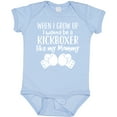 thumbnail image 3 of Inktastic Kickboxing Future Kickboxer Like Mommy Boys or Girls Baby Bodysuit, 3 of 5