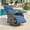 1PC, variant on OPOHORO 59" Outdoor Wicker Swivel Chaise Lounge with Adjustable Backrest and Cushion, Beige Patio Recliner for Poolside or Backyard