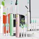 thumbnail image 1 of Cepillo de Dientes Eléctrico, 6 Modos de Limpieza, 42 000 Pasadas Por Minuto, Ipx7 Resistente Al Agua, 4 Cabezales de Repuesto, Limpieza Profunda, 60 Días de Batería, Ideal para Viajes, Blanco, Verde, 1 of 6