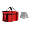 thumbnail image 3 of Bolsa Térmica para Entrega de Alimentos, Bolsa de Supermercado, Soporte Térmico, Calentador de Pizza con Base para Compras, Catering Profesional, rojo, 3 of 8