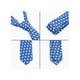 thumbnail image 2 of Juego de corbatas con pañuelo de bolsillo de lunares INSPIRE CHIC para hombres con corbata de lazo para traje de negocios, 2 of 6