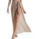 thumbnail image 3 of Beach Sarong Paleo Traje de baño semitransparente para mujer con falda con flecos, 3 of 5