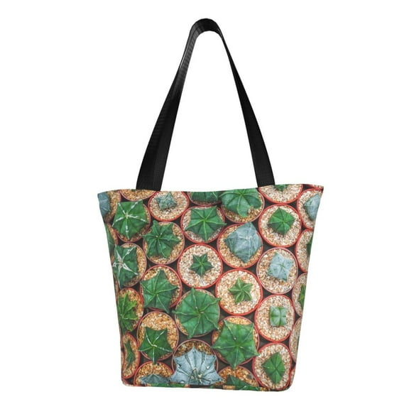 Sikiie Cactus 4 Shoulder Bag Casual Hobo Crossbody Tote Bag for Women and Men Large Purse Messenger Bag Travel Work