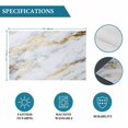 thumbnail image 6 of Gray Marble Placemats Set of 2, Abstract Art Yellow Crack Washable Wipeable Table Mats for Dining Tables, Indoor Outdoor Kitchen Place Mats for Holiday Party Table Decor, 6 of 9