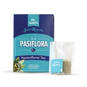 Santo Remedio Caffeine-Free Passionflower Herbal Tea Bag, 24 Count, 0.85 oz., Blue Box