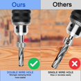 thumbnail image 3 of Drill Bit Depth Stop 3-10mm Stainless Steel Positioner Ring with Hex Wrench Depth Stop Collars 8 Pieces, 3 of 5