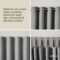 thumbnail image 3 of Umbra Cappa Expandable Single Curtain Rod 36-66", 3 of 9