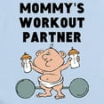 thumbnail image 2 of CafePress - Mommys Workout Partner Body Suit - Baby Light Bodysuit, Size Newborn - 24 Months, 2 of 4