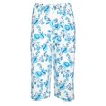 thumbnail image 6 of JEFFRICO Pajamas For Women Capri Set Sleepwear Soft Pajamas Short Sleeve Pajama Sleepshirt With Capri Pants, 6 of 6