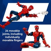 LEGO Marvel Spider-Man Hero Figure - Super Hero Building Toy for Boys & Girls, Ages 12+ Posable Kids Bedroom, Bookshelf or Desk Decor - Gift for Birthdays - 76346